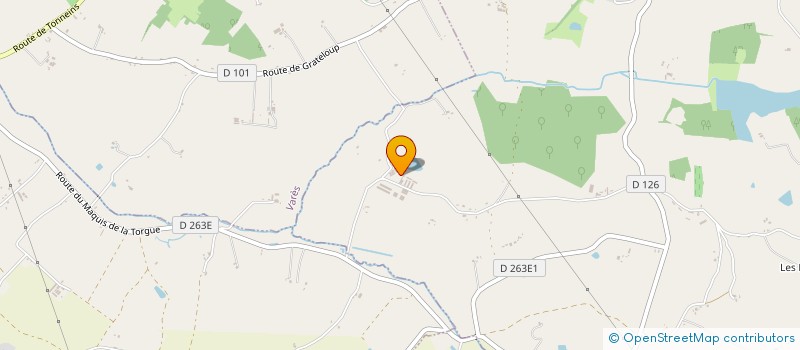 localisation de l'entreprise EARL PAJAU PORC FERMIER  GRATELOUP-SAINT-GAYRAND