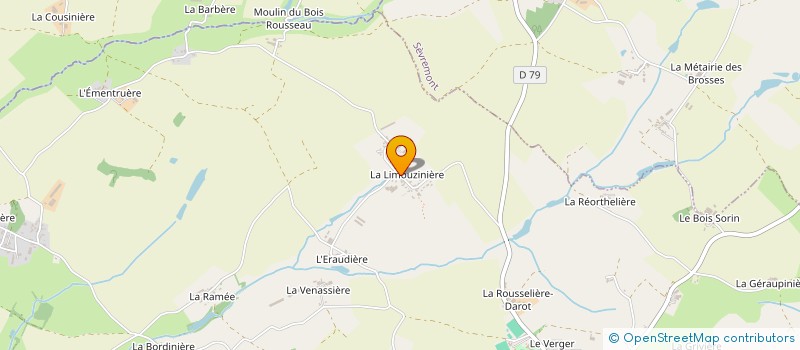localisation de l'entreprise EARL PAJOT à LE BOUPERE
