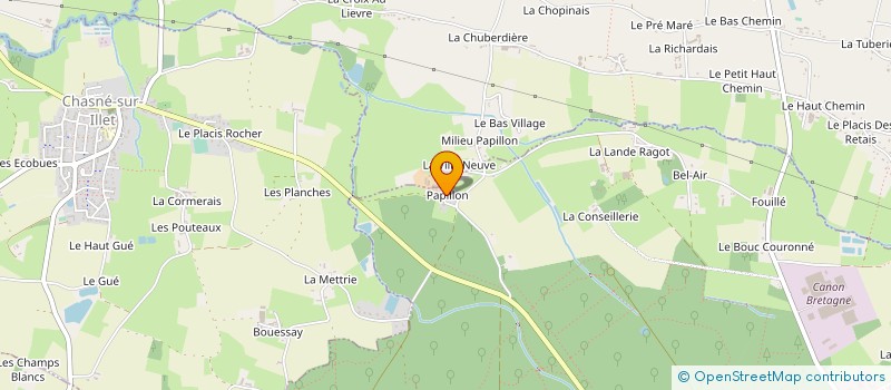 localisation de l'entreprise EARL PAPILLON  LIFFRE