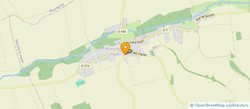 localisation de l'entreprise EARL PARDON à MARCILLY-LE-HAYER