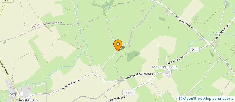 localisation de l'entreprise EARL PARREIN-DECLERCQ  ARGUEIL