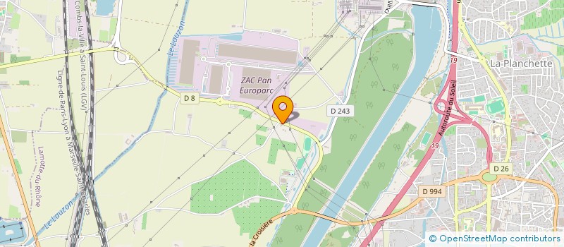 localisation de l'entreprise EARL PASCAL PERE ET FILS  BOLLENE