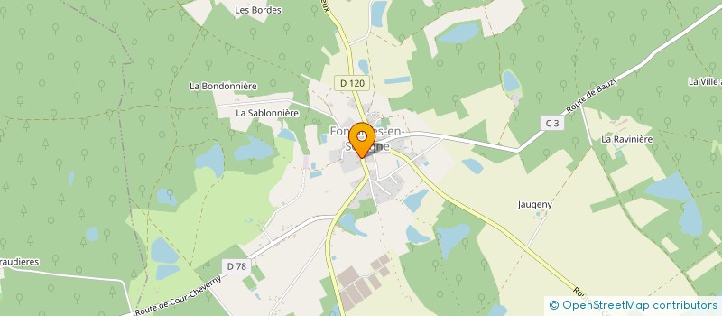 localisation de l'entreprise EARL PASQUIER FREDERIC à FONTAINES-EN-SOLOGNE