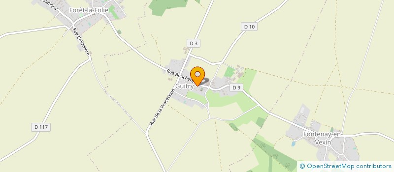 localisation de l'entreprise EARL PATTYN à VEXIN-SUR-EPTE