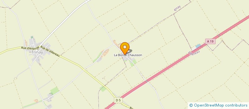 localisation de l'entreprise EARL PATY à VILLEREAU