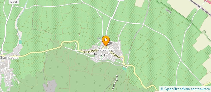 localisation de l'entreprise EARL PAUL FROISSART  VERZENAY