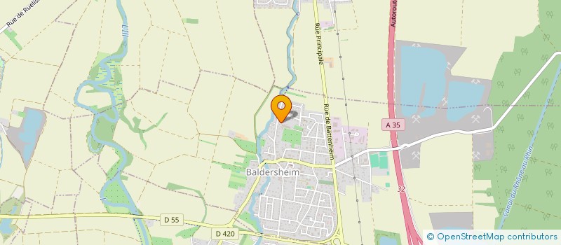 localisation de l'entreprise EARL PAUL TRITSCH ET FILS  BALDERSHEIM