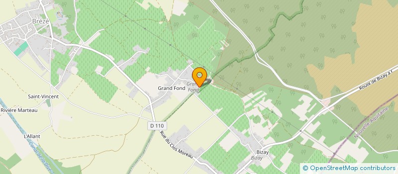 localisation de l'entreprise EARL PAVILLON  BELLEVIGNE-LES-CHATEAUX