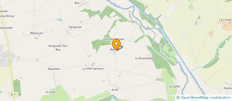localisation de l'entreprise EARL PAYS DE BEL AIR à CREDIN