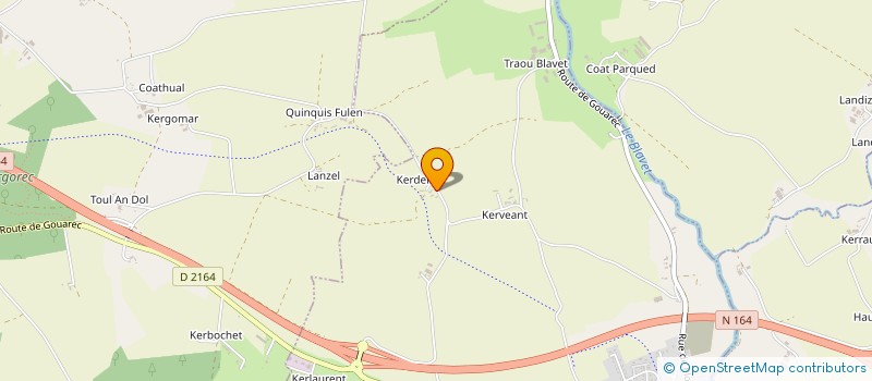 localisation de l'entreprise EARL PEDROT  GOUAREC