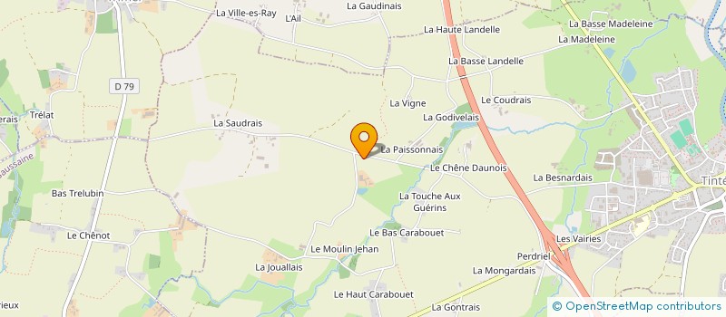 localisation de l'entreprise EARL PEIGNE CAMPENEUC à TINTENIAC