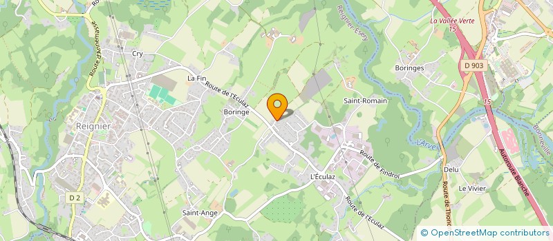 localisation de l'entreprise EARL PEILLEX ANDRE ET BERNARD à REIGNIER-ESERY