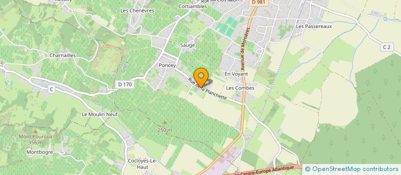 localisation de l'entreprise EARL PELLETIER HIBON à GIVRY