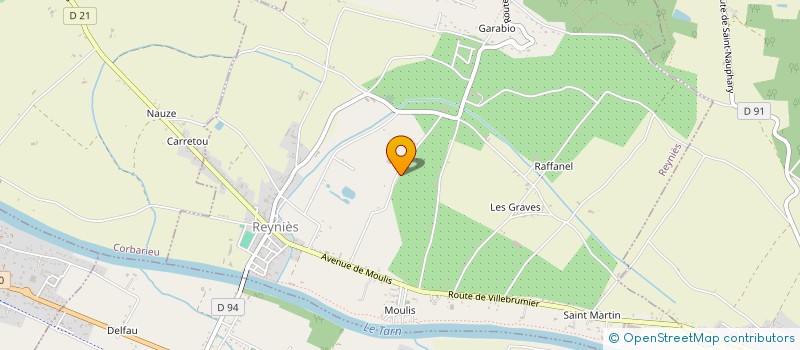 localisation de l'entreprise EARL PELLO FRUITS  REYNIES