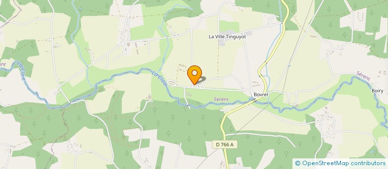 localisation de l'entreprise EARL PEMOC'H ROZ  SERENT