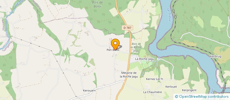 localisation de l'entreprise EARL PEN BOLOI à PLOEZAL