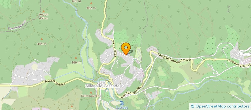 localisation de l'entreprise EARL PEPINIERE DE L'ARMALETTE  SILLANS-LA-CASCADE