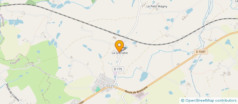localisation de l'entreprise EARL PEPINIERE DU GRAND LOGIS à BRESSUIRE