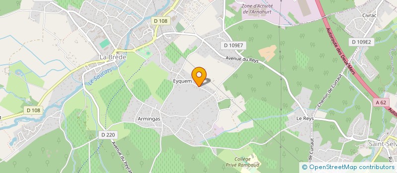 localisation de l'entreprise EARL PEPINIERES BESSET à LA BREDE