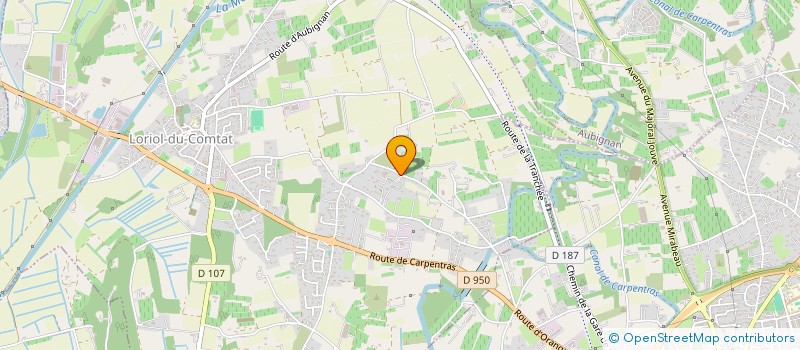 localisation de l'entreprise EARL PEPINIERES BURLO ANTOINE à LORIOL-DU-COMTAT