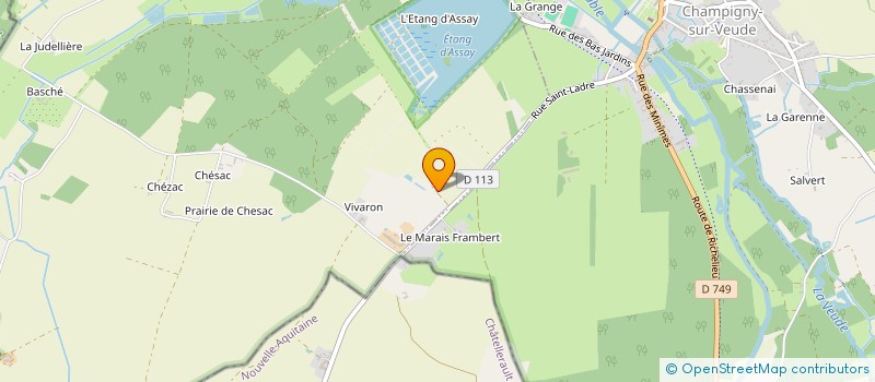 localisation de l'entreprise EARL PEPINIERES CAILLEAU  ASSAY