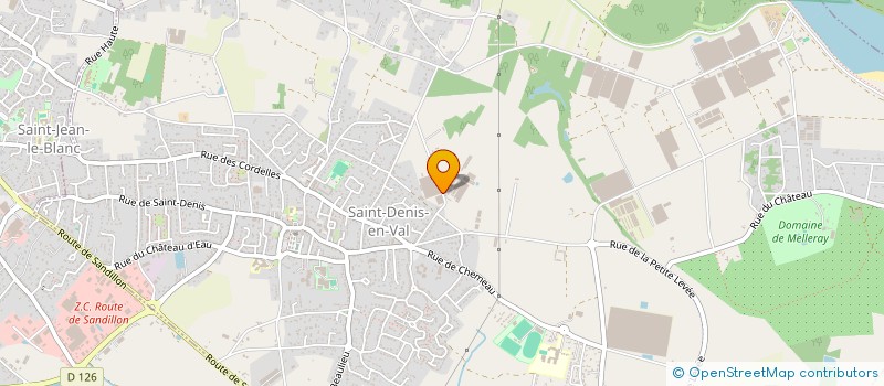 localisation de l'entreprise EARL PEPINIERES DE BRULAS à SAINT-DENIS-EN-VAL