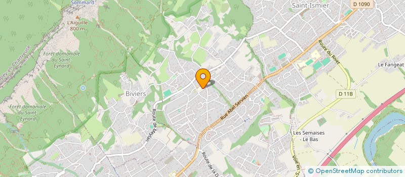 localisation de l'entreprise EARL PEPINIERES DE LA TAILLAT  MONTBONNOT-SAINT-MARTIN