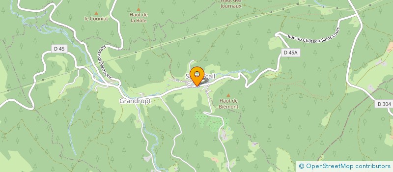 localisation de l'entreprise EARL PEPINIERES DES HAUTS DE SALM à SAINT-STAIL