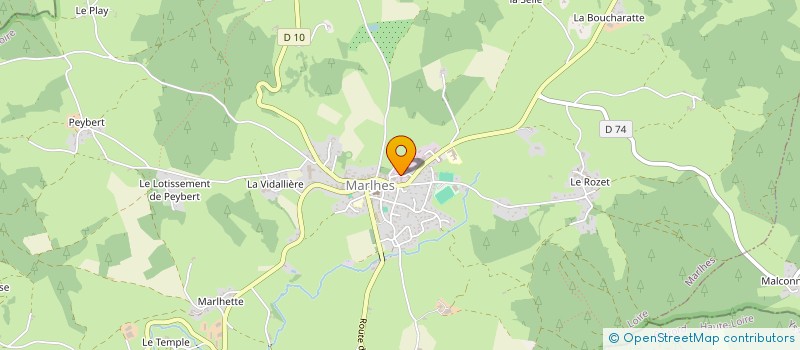 localisation de l'entreprise EARL PEPINIERES DU PILAT à MARLHES