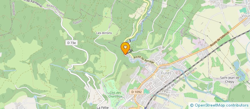 localisation de l'entreprise EARL PEPINIERES VIAL  POLIENAS