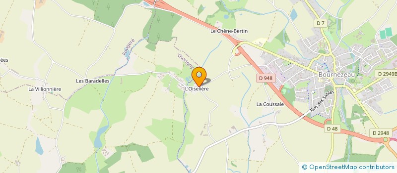 localisation de l'entreprise EARL PEROCHEAU à BOURNEZEAU
