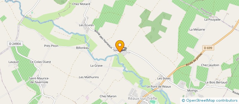 localisation de l'entreprise EARL PERRAUD FILS à REAUX SUR TREFLE