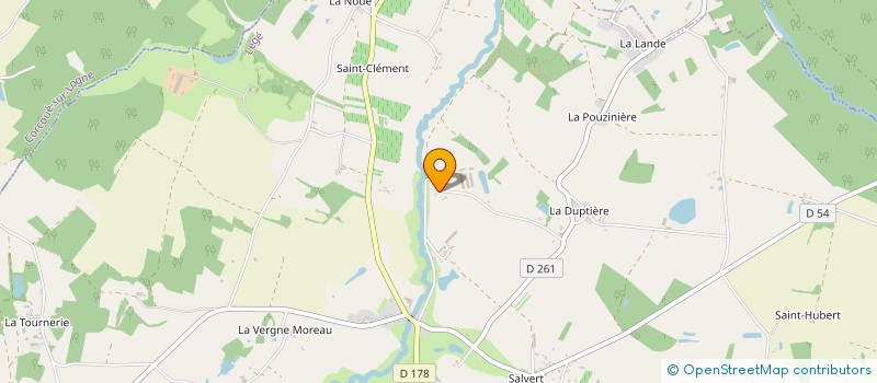localisation de l'entreprise EARL PERRAUDEAU à LEGE