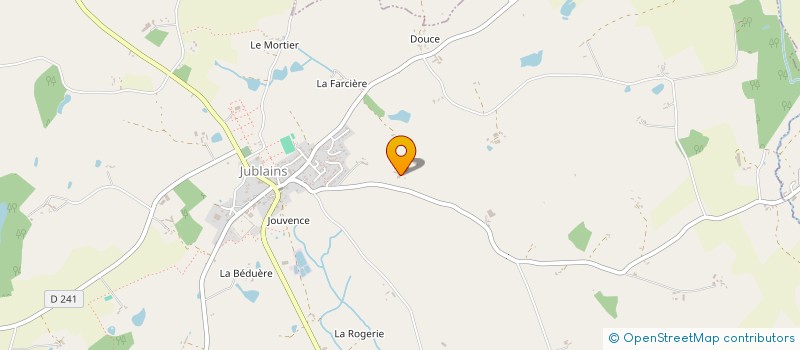 localisation de l'entreprise EARL PERRIN  JUBLAINS