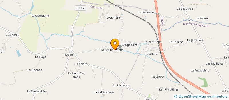 localisation de l'entreprise EARL PERROIS  COESMES