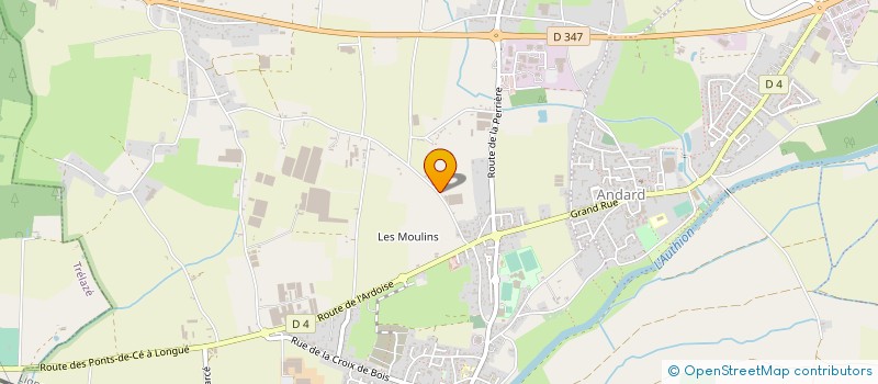 localisation de l'entreprise EARL PERROTEAU à LOIRE-AUTHION