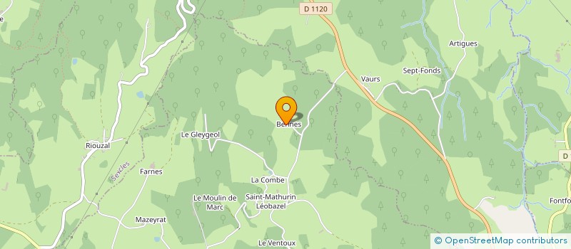 localisation de l'entreprise EARL PESTOURIE à CAMPS-SAINT-MATHURIN-LEOBAZEL