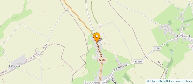 localisation de l'entreprise EARL PETIT DANIEL  BOUQUEMAISON