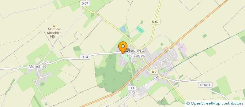 localisation de l'entreprise EARL PETIT DELESALLE à DAINVILLE