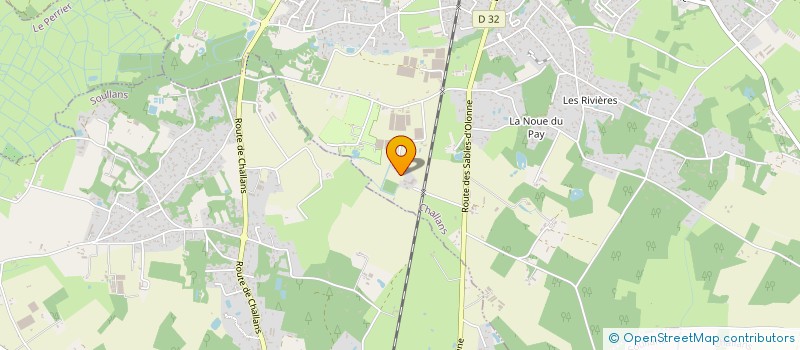 localisation de l'entreprise EARL PETIT JARDIN à CHALLANS