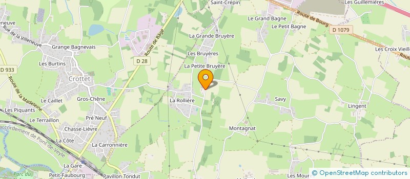 localisation de l'entreprise EARL PETITE BRUYERE à SAINT-JEAN-SUR-VEYLE