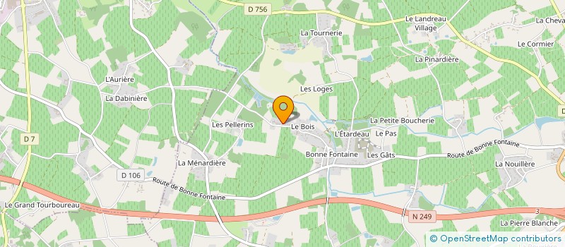 localisation de l'entreprise EARL PETITEAU-GAUBERT à VALLET