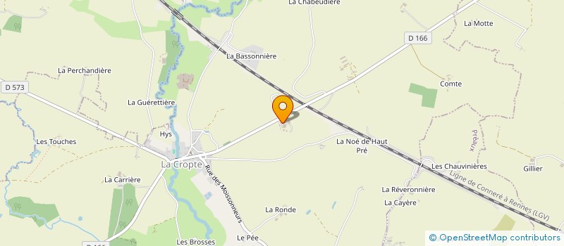 localisation de l'entreprise EARL PEU  LA CROPTE