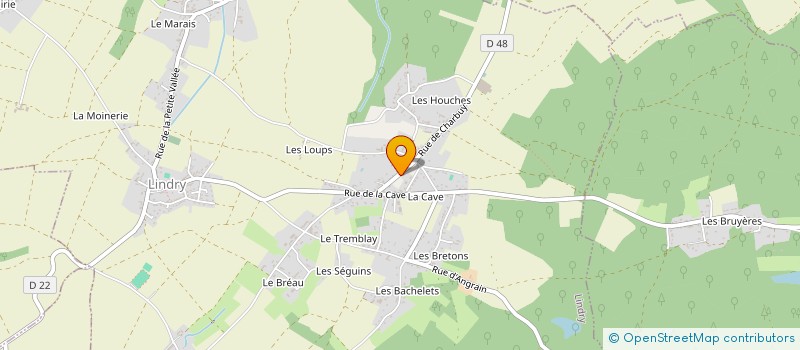 localisation de l'entreprise EARL PEURAUD à LINDRY