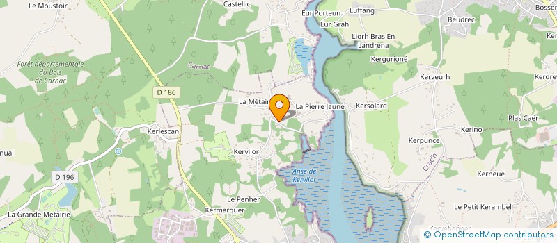 localisation de l'entreprise EARL PEVEDIC ET FILS  LA TRINITE SUR MER