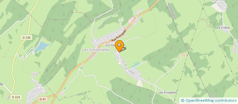localisation de l'entreprise EARL PF DES CLARINES à LES FONTENELLES