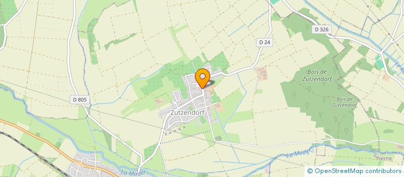 localisation de l'entreprise EARL PFENNIG  OBERMODERN-ZUTZENDORF