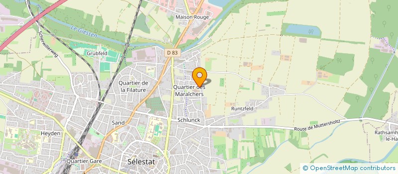 localisation de l'entreprise EARL PFISTER à SELESTAT