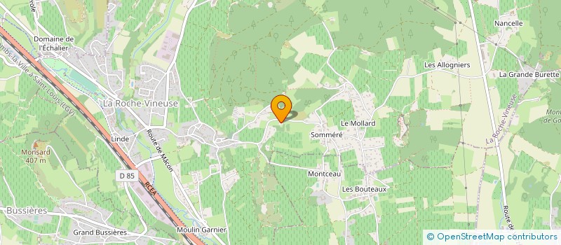 localisation de l'entreprise EARL PHILIBERT à LA ROCHE-VINEUSE