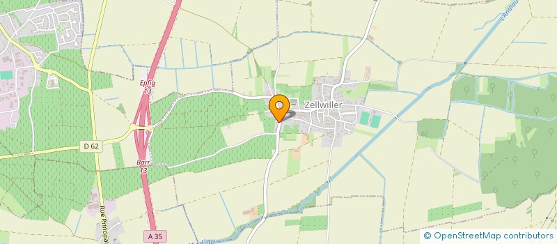 localisation de l'entreprise EARL PHILIPP  ZELLWILLER